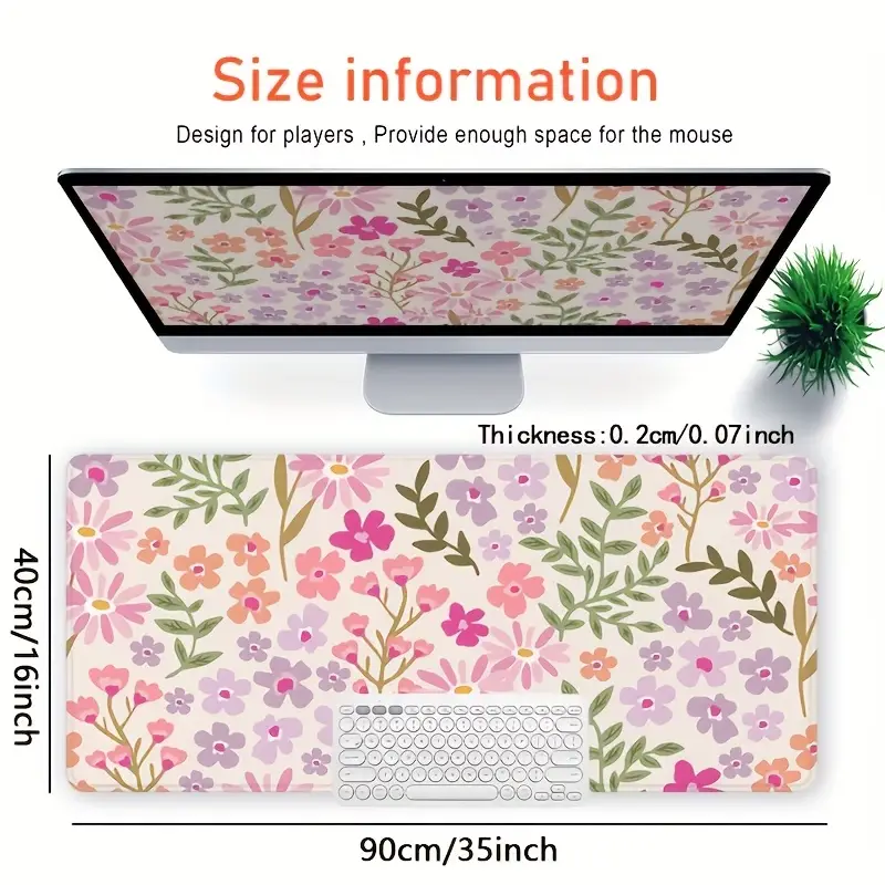 Floral Daisy Mouse Pad - Image 2